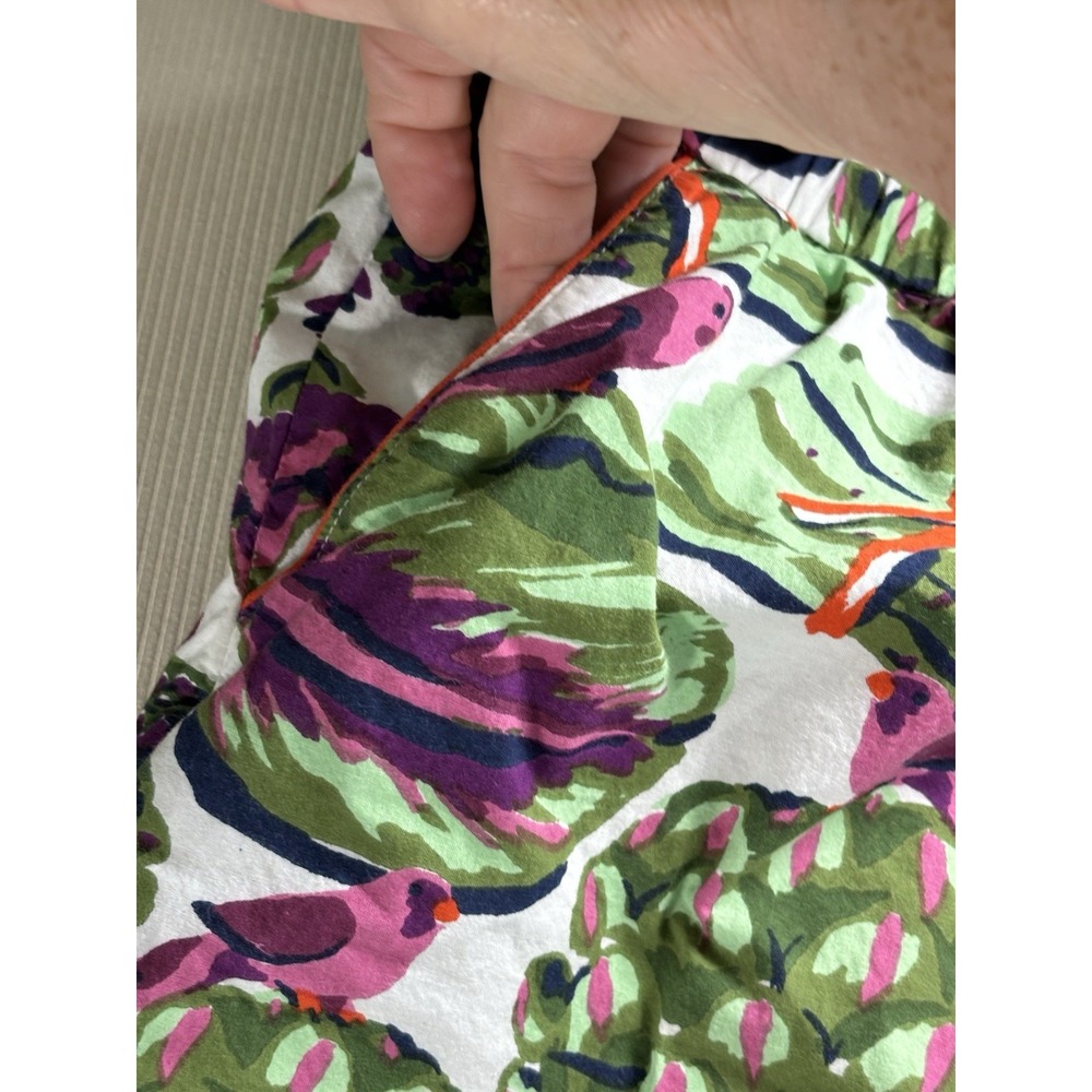 Printfresh Organic Cotton Long Pajama Set "Eat Your Asparagus " Womens 2X EUC - Picture 12 of 15